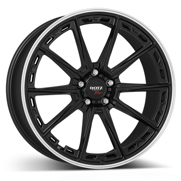 DOTZ Alufelge Sonoma dark Black matt/polished lip 8x19 ET45 5x120 Nabe 72.6mm KBA 55456