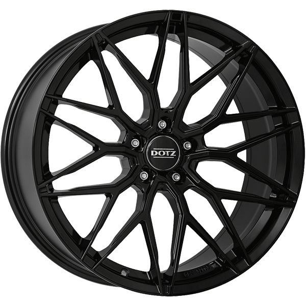 DOTZ Alufelge Suzuka black black 8x18 ET45 5x108 Nabe 70.1mm KBA 52902