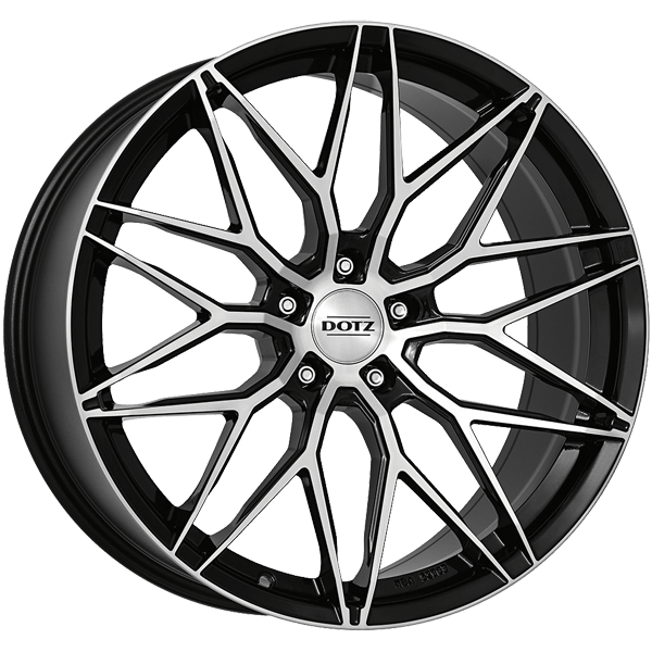 DOTZ Alufelge Suzuka dark black/polished 9x20 ET40 5x112 Nabe 70.1mm KBA 52904