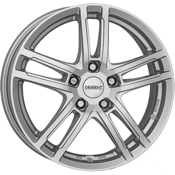 DEZENT Alufelge TZ-c silver 8x18 ET30 5x112 Nabe 66.6mm KBA 52095
