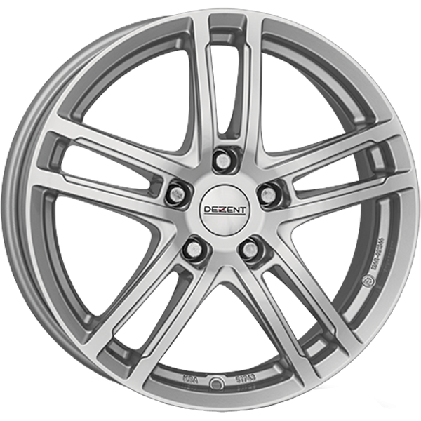 DEZENT Alufelge TZ silver 8x18 ET39 5x112 Nabe 66.6mm KBA 51744