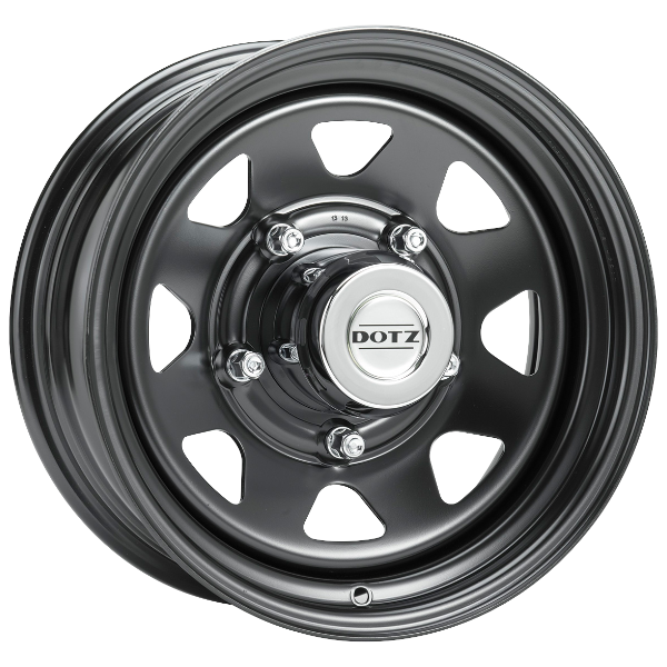 DOTZ Alufelge Dakar black 7x16 ET13 6x139.7 Nabe 110mm KBA 46217
