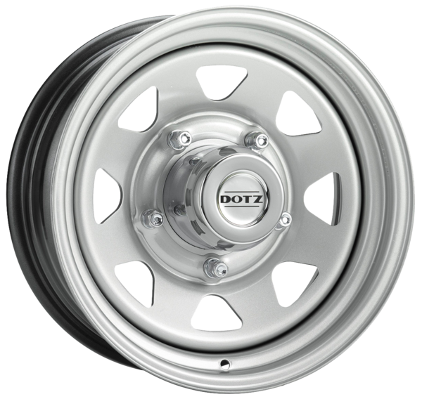 DOTZ Alufelge Dakar silver 7x16 ET13 6x139.7 Nabe 110mm KBA 46217