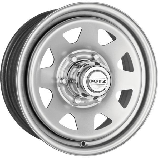 DOTZ Alufelge Pharao silver 6x15 ET45 5x139.7 Nabe 98.5mm KBA 46218