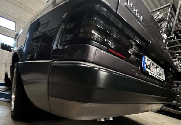 Novus Edelstahl Abgasanlage Original Look für Mercedes W201 mit Doppelflansch – EG-Genehmigung