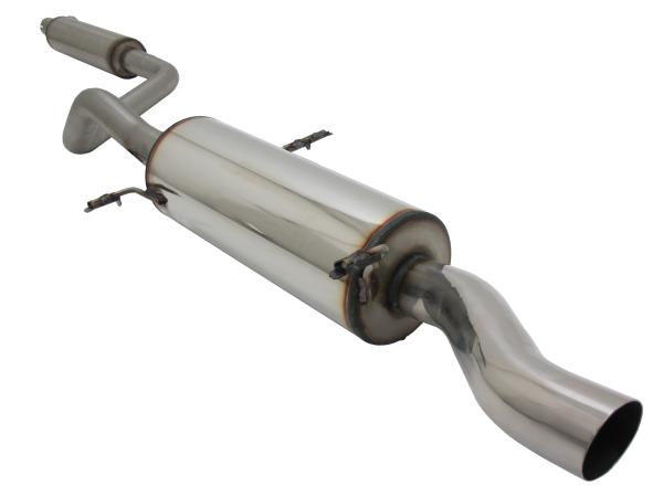 Novus Edelstahl Sportauspuffanlage 55mm 1x60mm S-Design für VW Golf 1 Cabrio