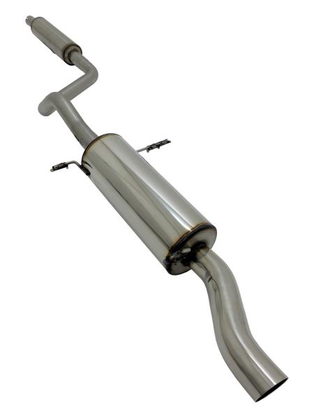 Novus Edelstahl Sportauspuffanlage 55mm 1x60mm S-Design für VW Golf 1 Cabrio