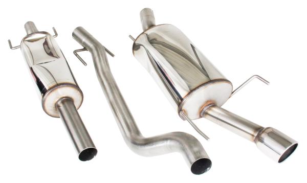 Novus Edelstahl Gruppe A Komplettanlagen 1x90mm SR für Opel Astra G CC Fließheck