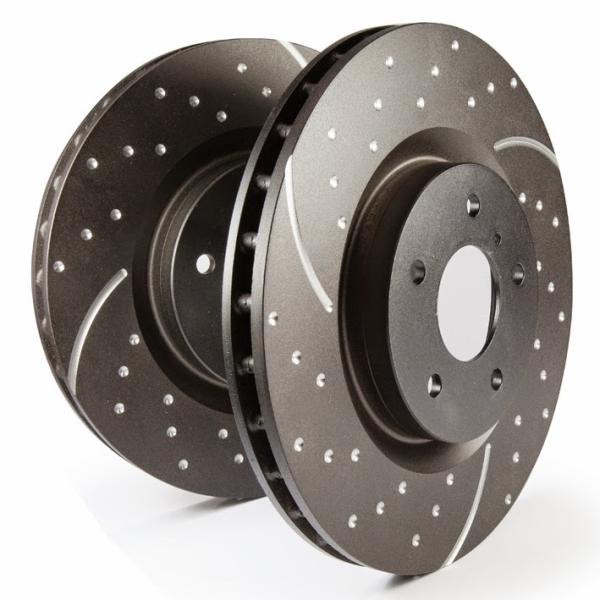EBC Turbo Groove Disc Bremsscheiben – Vorne für Toyota MR 2 W3 – GD1087