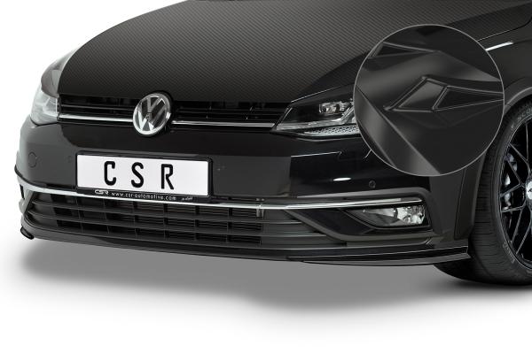CSR Frontansatz für VW Golf 7 Basis FA285-G Glossy schwarz glänzend (keine Lackierung erforderlich)