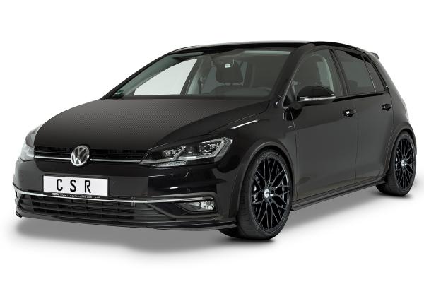 CSR Frontansatz für VW Golf 7 Basis FA285-C Carbon Look glänzend (keine Lackierung erforderlich)