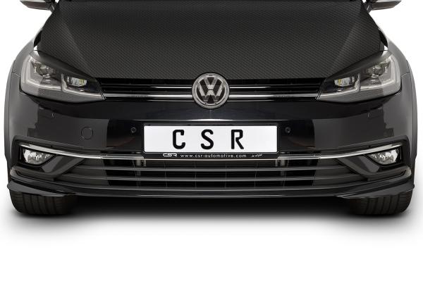 CSR Frontansatz für VW Golf 7 Basis FA285-C Carbon Look glänzend (keine Lackierung erforderlich)