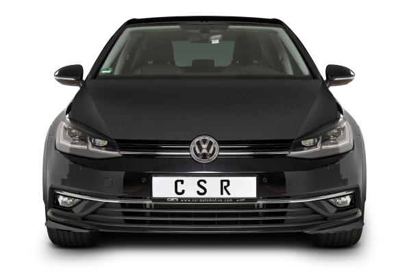 CSR Frontansatz für VW Golf 7 Basis FA285-C Carbon Look glänzend (keine Lackierung erforderlich)