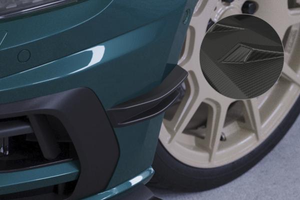 CSR Performance Flaps mit ABE für VW Golf 7 R FP018-M Carbon Look matt strukturiert (keine Lackierung erforderlich)