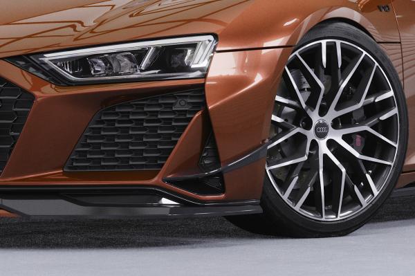 CSR Performance Flaps mit ABE für Audi R8 (Typ 4S) Facelift FP020-L schwarz matt (Lackierung erforderlich)