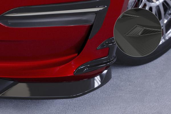 CSR Performance Flaps mit ABE für Tesla Model 3 FP021-M Carbon Look matt strukturiert (keine Lackierung erforderlich)