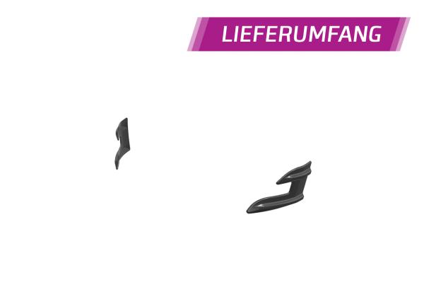 CSR Performance Flaps mit ABE für Tesla Model 3 FP021-G Glossy schwarz glänzend (keine Lackierung erforderlich)