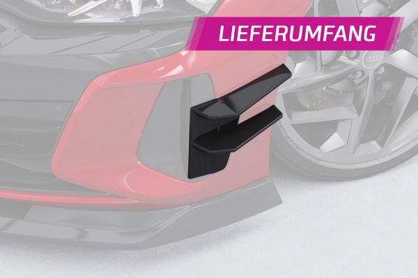 CSR Performance Flaps mit ABE für Audi e-tron GT FP023-C Carbon Look Hochglanz (keine Lackierung erforderlich)