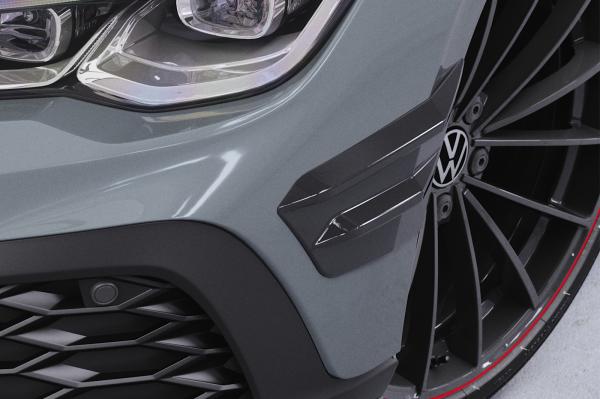 CSR Performance Flaps mit ABE für VW Golf 8 (Typ CD) GTI FP024-M Carbon Look matt strukturiert (keine Lackierung erforderlich)
