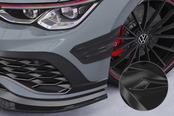 CSR Performance Flaps mit ABE für VW Golf 8 (Typ CD) GTI FP024-G Glossy schwarz Hochglanz (keine Lackierung erforderlich)