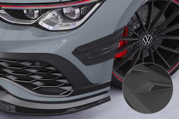 CSR Performance Flaps mit ABE für VW Golf 8 (Typ CD) GTI FP024-L Lackierung erforderlich (schwarz matt)