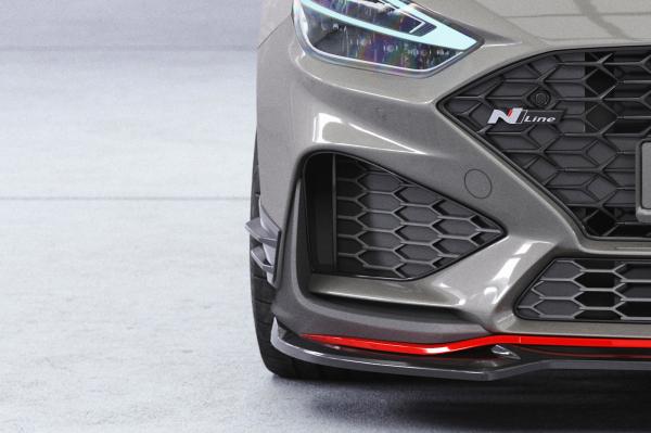 CSR Performance Flaps mit ABE für Hyundai  I30 (PD) N / N-Line FP025-L schwarz matt (Lackierung erforderlich)