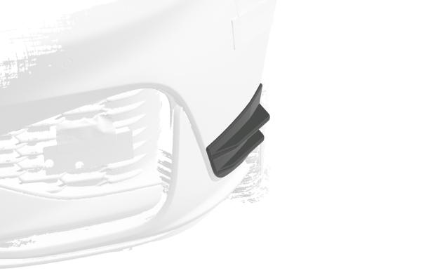 CSR Performance Flaps mit ABE für Hyundai  I30 (PD) N / N-Line FP025-L schwarz matt (Lackierung erforderlich)