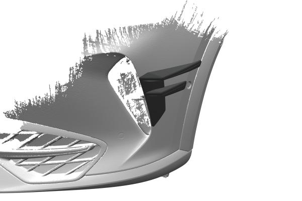 CSR Performance Flaps mit ABE für Cupra Formentor FP026-L schwarz matt (Lackierung erforderlich)