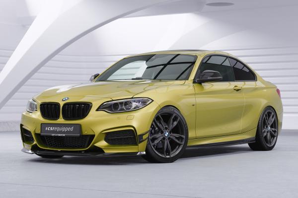 CSR Performance Flaps mit ABE für BMW 2er F22 / F23 (M-Paket, M2) FP027-L schwarz matt (Lackierung erforderlich)