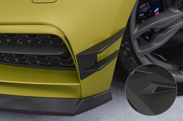 CSR Performance Flaps mit ABE für BMW 2er F22 / F23 (M-Paket, M2) FP027-M Carbon Look matt strukturiert (keine Lackierung erforderlich)