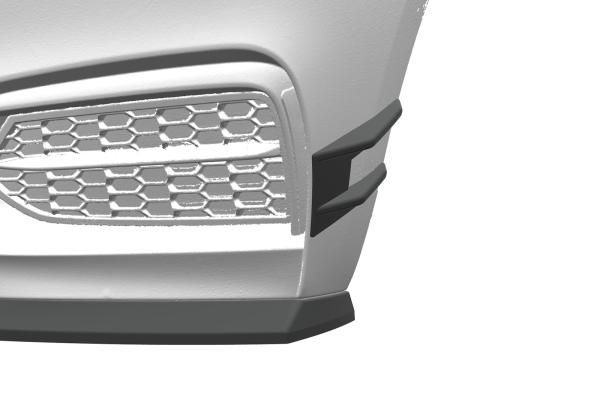 CSR Performance Flaps mit ABE für BMW 2er F22 / F23 (M-Paket, M2) FP027-L schwarz matt (Lackierung erforderlich)
