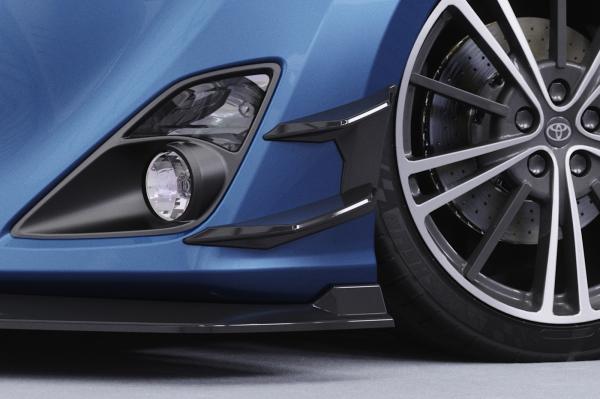 CSR Performance Flaps mit ABE für Toyota GT86 FP029-C Carbon Look Hochglanz (keine Lackierung erforderlich)