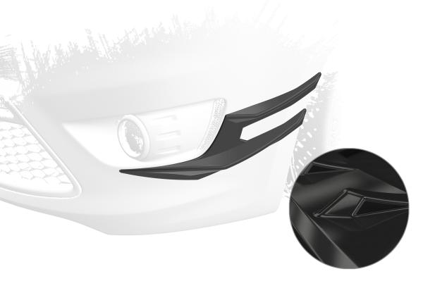 CSR Performance Flaps mit ABE für Ford Focus MK2 FP030-G Glossy schwarz Hochglanz (keine Lackierung erforderlich)