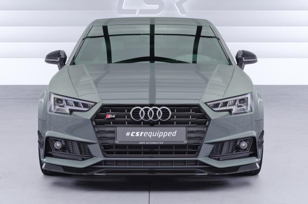 CSR Performance Flaps mit ABE für Audi A4 B9 (Typ 8W) S-Line FP033-S schwarz matt strukturiert (keine Lackierung erforderlich)