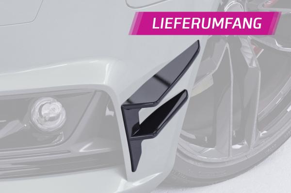CSR Performance Flaps mit ABE für Audi A4 B9 (Typ 8W) S-Line FP033-S schwarz matt strukturiert (keine Lackierung erforderlich)