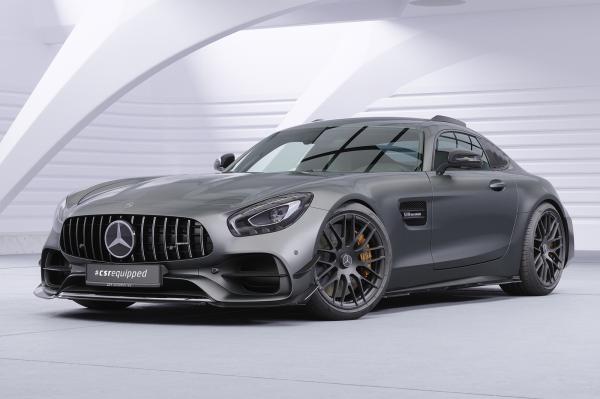 CSR Performance Flaps mit ABE für Mercedes-Benz AMG GT (190) FP034-G Glossy schwarz glänzend (keine Lackierung erforderlich)