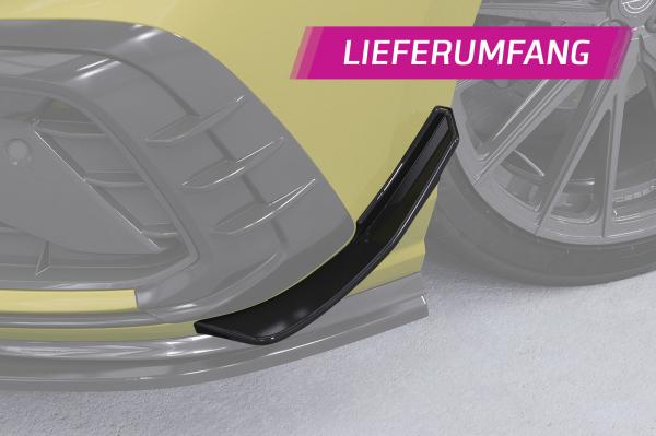 CSR Performance Flaps mit ABE für VW Golf 8 FP036-G Glossy schwarz glänzend (keine Lackierung erforderlich)