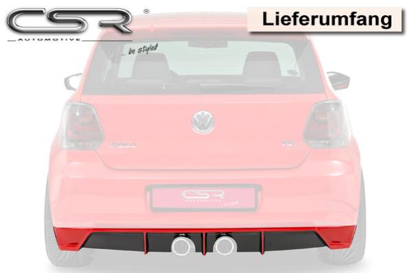 CSR Heckansatz Endrohre Set für VW Polo 5 Typ 6R PS024