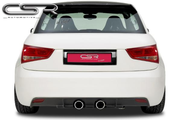 CSR Endschalldämpfer mit Endrohren R32 Look für Audi A1 VW Polo 5 Typ 6R ESD105