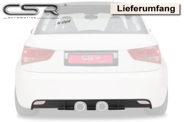 CSR Endschalldämpfer Heckansatz Endrohre Set für Audi A1 PS026