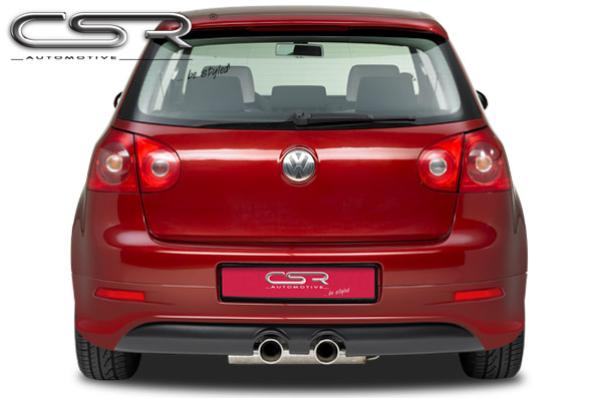 CSR Diffusor | Heckansatz mit ABE für VW Golf 5 Steilheck HA060-C Carbon Look glänzend (keine Lackierung erforderlich)