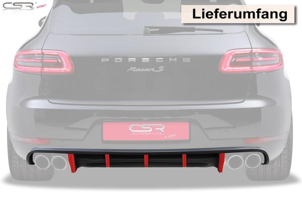 CSR Diffusor | Heckansatz für Porsche Macan HA142