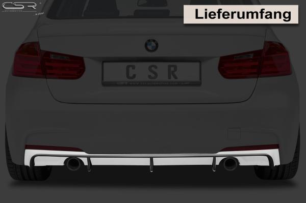 CSR Diffusor | Heckansatz für BMW 3er F30/F31 Limousine/Touring HA164