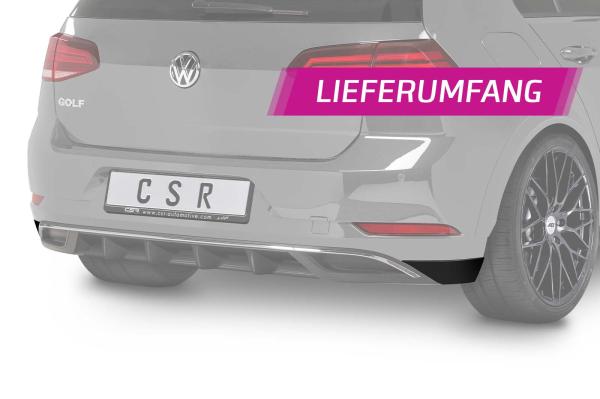 CSR Diffusor | Heckansatz mit ABE für VW Golf 7 HA234-K Kupfer matt (keine Lackierung erforderlich)