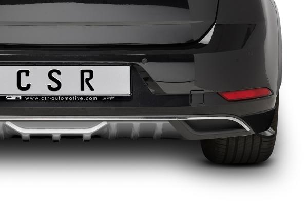 CSR Diffusor | Heckansatz mit ABE für VW Golf 7 (Typ AU) HA235-C Carbon Look glänzend (keine Lackierung erforderlich)