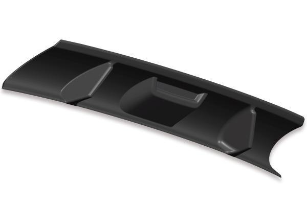 CSR Diffusor | Heckansatz mit ABE für VW Golf 7 Basis HA236-C Carbon Look glänzend (keine Lackierung erforderlich)