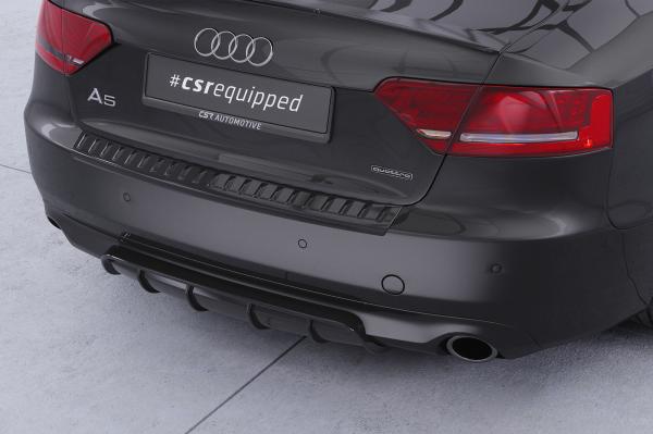 CSR Diffusor | Heckansatz mit ABE für Audi A5 8T Basis HA238-L schwarz matt (Lackierung erforderlich)