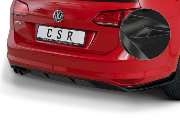CSR Diffusor | Heckansatz mit ABE für VW Golf 7 Variant (vor Facelift) HA239-G Glossy schwarz glänzend (keine Lackierung erforderlich)