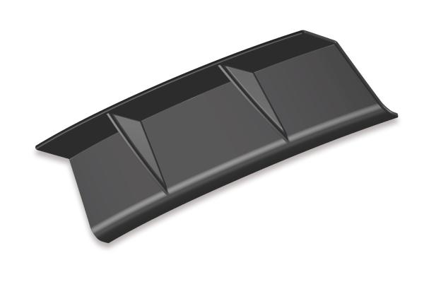 CSR Diffusor | Heckansatz mit ABE für VW Golf 7 Variant (vor Facelift) HA239-C Carbon Look glänzend (keine Lackierung erforderlich)