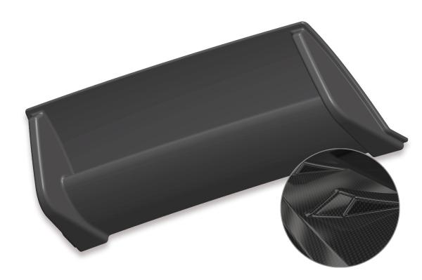 CSR Diffusor | Heckansatz mit ABE für VW Golf 7 GTI / GTD / GTE HA240-C Carbon Look glänzend (keine Lackierung erforderlich)